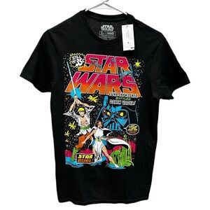 Star Wars "Star Duel" graphic tee by the brand Mad Engine in Comic Book Style